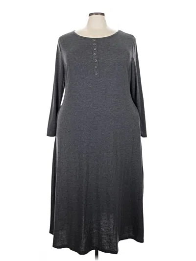 Pre-owned Bloomchic Casual Dress In Gray
