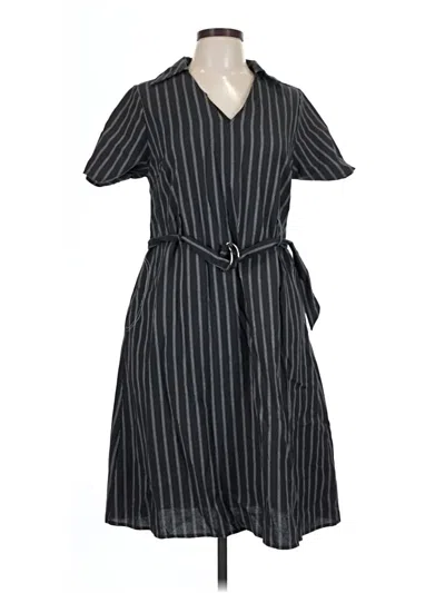 Pre-owned Bloomchic Casual Dress In Gray