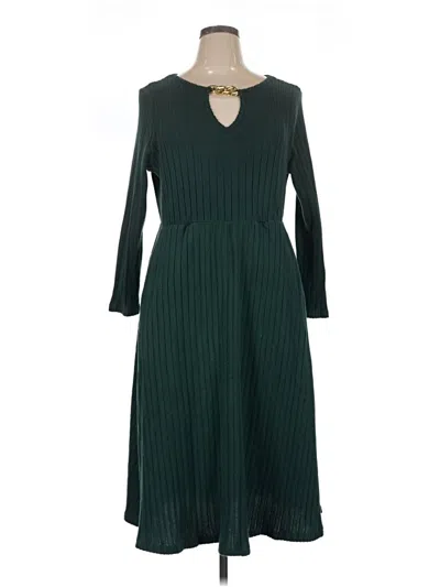 Pre-owned Bloomchic Casual Dress In Green