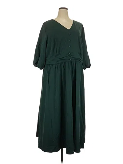 Pre-owned Bloomchic Casual Dress In Green