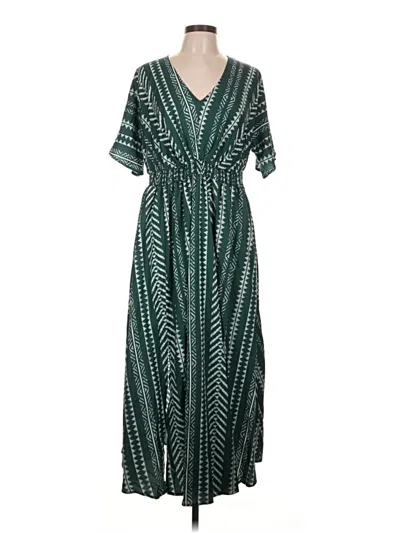 Pre-owned Bloomchic Casual Dress In Green