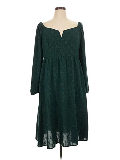 Pre-owned Bloomchic Casual Dress In Green