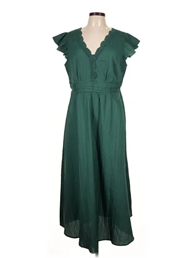 Pre-owned Bloomchic Casual Dress In Green
