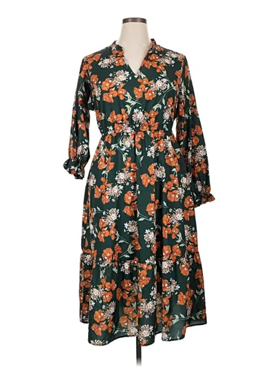 Pre-owned Bloomchic Casual Dress In Orange