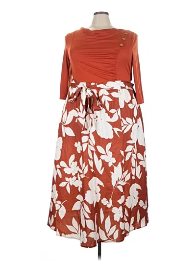 Pre-owned Bloomchic Casual Dress In Orange