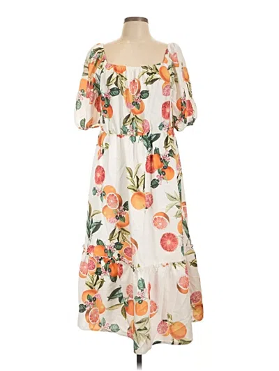 Pre-owned Bloomchic Casual Dress In Orange