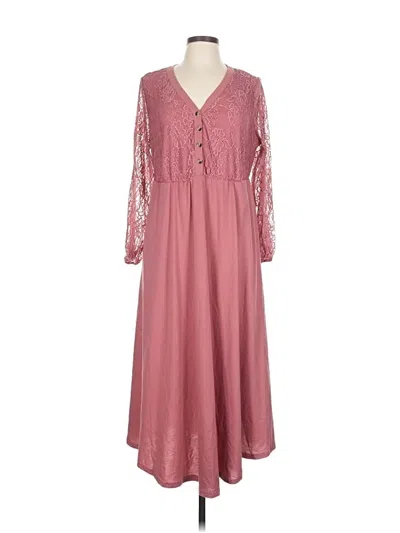 Pre-owned Bloomchic Casual Dress In Pink