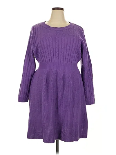Pre-owned Bloomchic Casual Dress In Purple