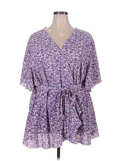 Pre-owned Bloomchic Casual Dress In Purple