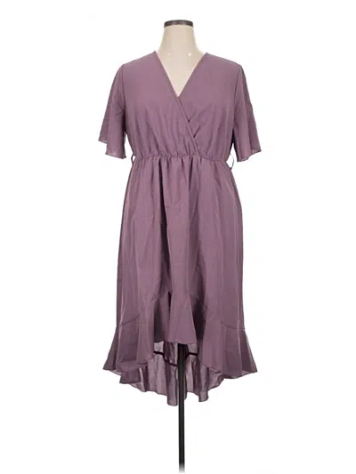 Pre-owned Bloomchic Casual Dress In Purple