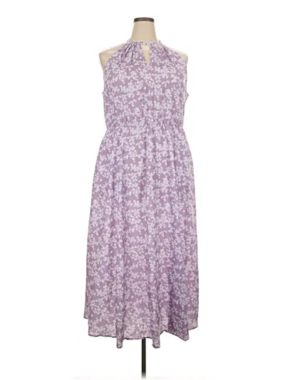 Pre-owned Bloomchic Casual Dress In Purple