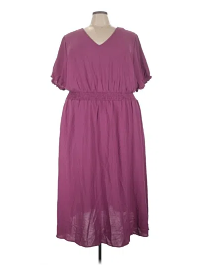 Pre-owned Bloomchic Casual Dress In Purple