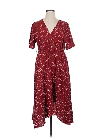 Pre-owned Bloomchic Casual Dress In Red
