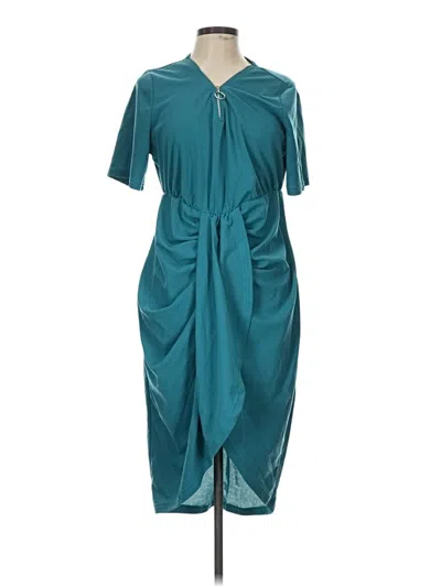 Pre-owned Bloomchic Casual Dress In Teal
