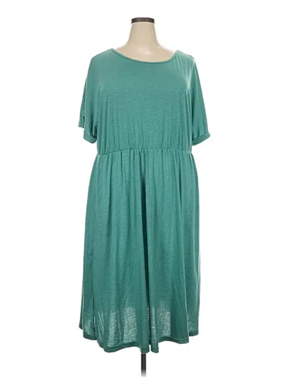 Pre-owned Bloomchic Casual Dress In Teal