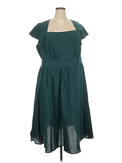 Pre-owned Bloomchic Casual Dress In Teal
