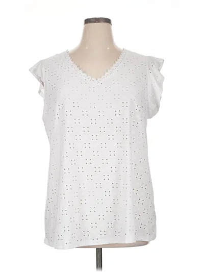 Pre-owned Bloomchic Casual Dress In White