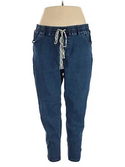 Pre-owned Bloomchic Casual Pants In Blue