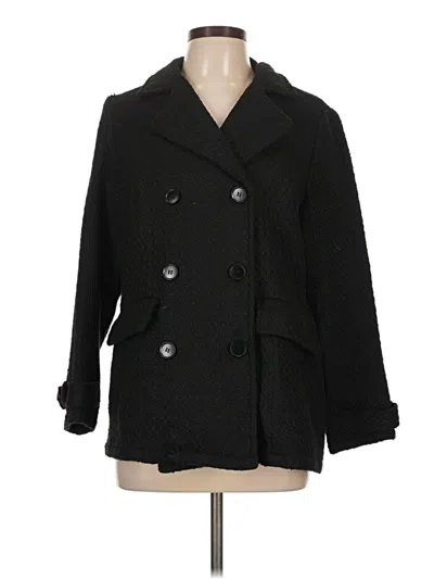 Pre-owned Bloomchic Coat In Black