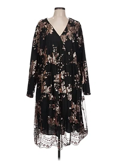 Pre-owned Bloomchic Cocktail Dress In Black