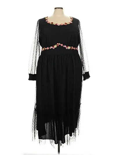 Pre-owned Bloomchic Cocktail Dress In Black