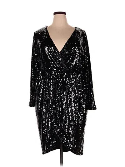 Pre-owned Bloomchic Cocktail Dress In Black
