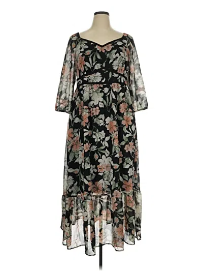Pre-owned Bloomchic Cocktail Dress In Black