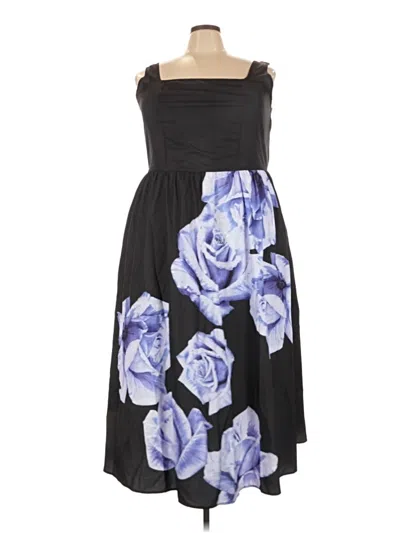 Pre-owned Bloomchic Cocktail Dress In Black