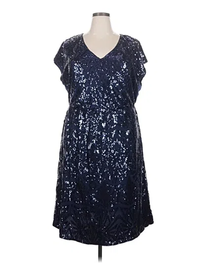 Pre-owned Bloomchic Cocktail Dress In Blue