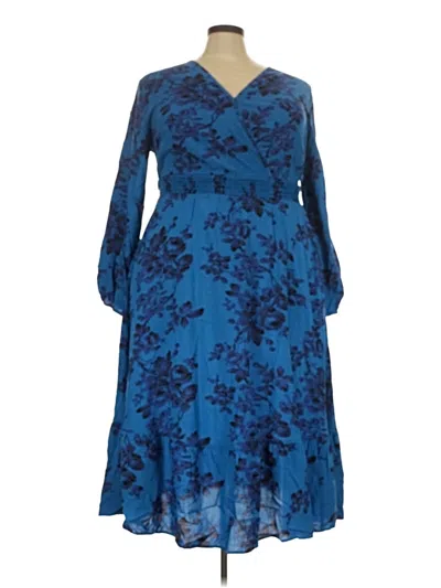 Pre-owned Bloomchic Cocktail Dress In Blue