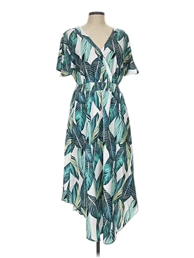 Pre-owned Bloomchic Cocktail Dress In Teal