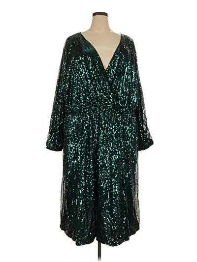 Pre-owned Bloomchic Cocktail Dress In Teal