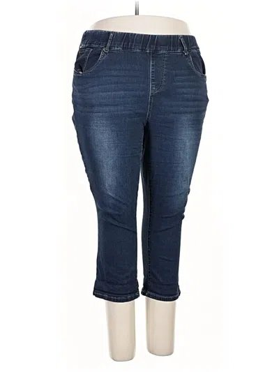 Pre-owned Bloomchic Jeggings In Blue