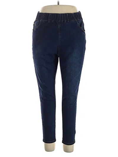 Pre-owned Bloomchic Jeggings In Blue