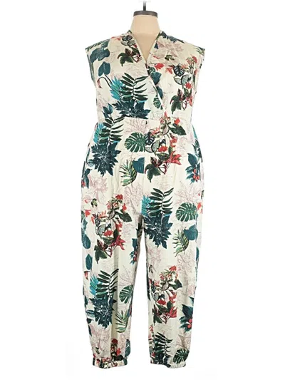 Pre-owned Bloomchic Jumpsuit In Ivory