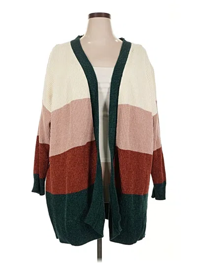 Pre-owned Bloomchic Kimono In Burgundy