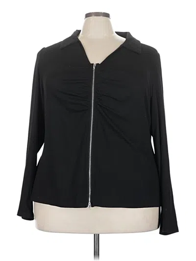 Bloomchic Long Sleeve Blouse In Black