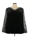 Bloomchic Long Sleeve Blouse In Black
