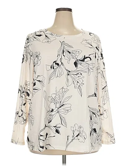 Pre-owned Bloomchic Long Sleeve T-shirt In Ivory
