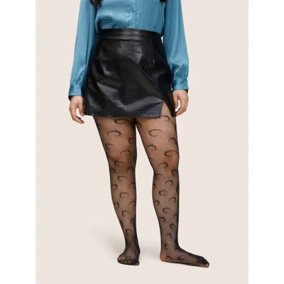 Bloomchic Moon Fishnets Pantyhose Tights In Black