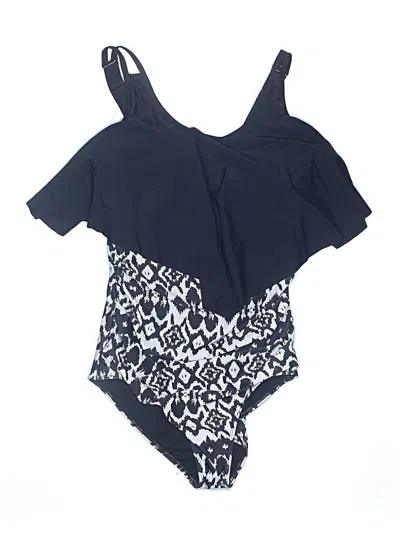 Pre-owned Bloomchic One Piece Swimsuit In Blue