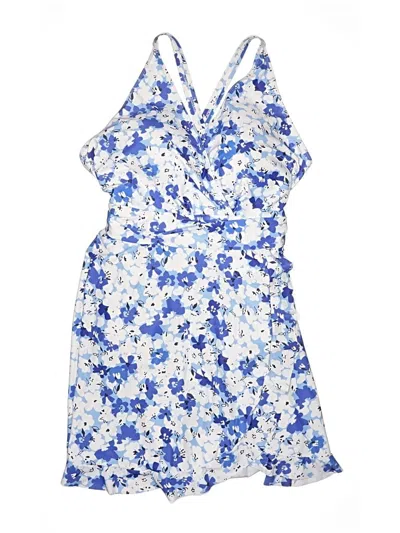 Pre-owned Bloomchic One Piece Swimsuit In Blue