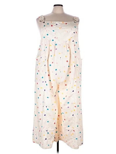 Pre-owned Bloomchic Overalls In Ivory