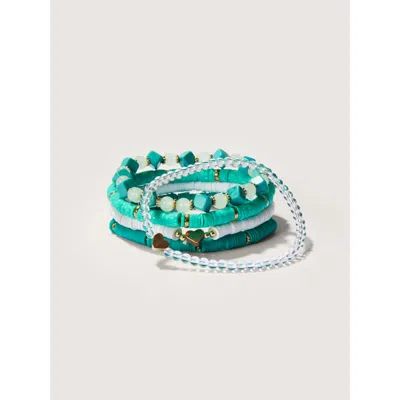 Bloomchic Plus Size Women Casual With Stretch 10-20/m-2x Leisure Jewelry Set  In Blue