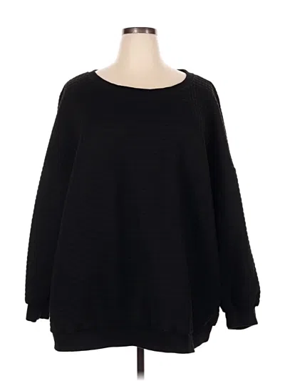 Pre-owned Bloomchic Pullover Sweater In Black