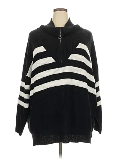 Pre-owned Bloomchic Pullover Sweater In Black