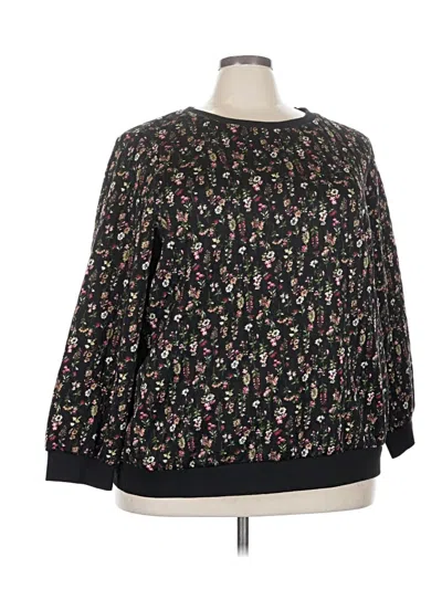 Pre-owned Bloomchic Pullover Sweater In Black