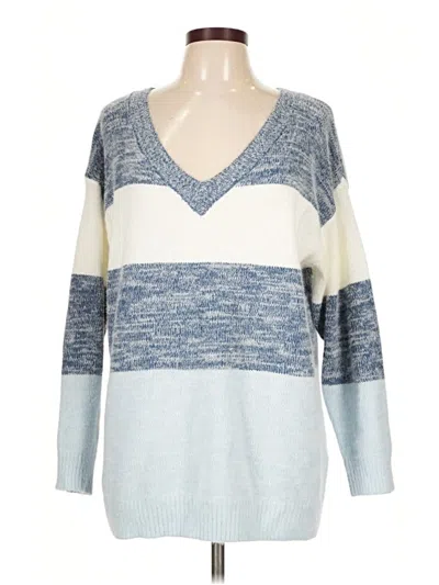 Pre-owned Bloomchic Pullover Sweater In Blue