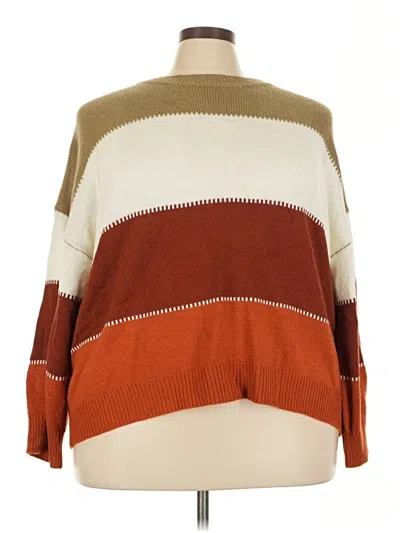 Pre-owned Bloomchic Pullover Sweater In Brown