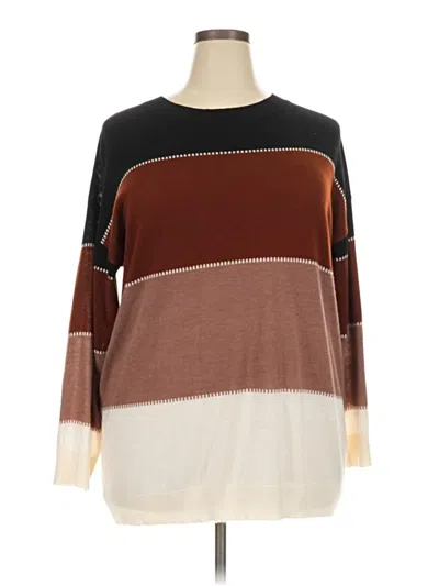 Pre-owned Bloomchic Pullover Sweater In Brown